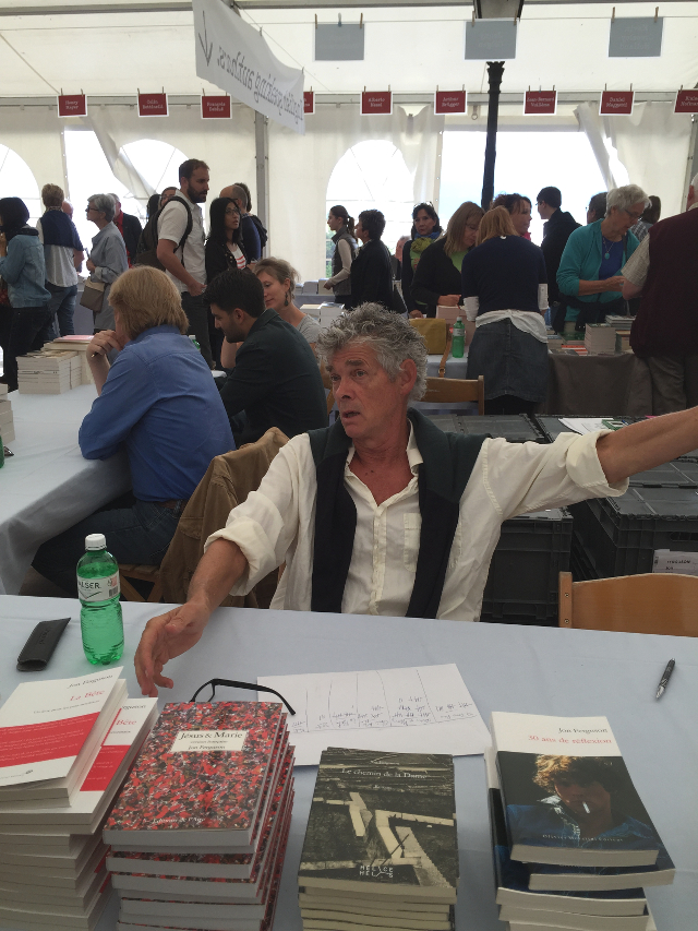 Jon Ferguson à Le Livre sur les quais à Morges le 7 septembre 2015 © Photographie - Bouquiner